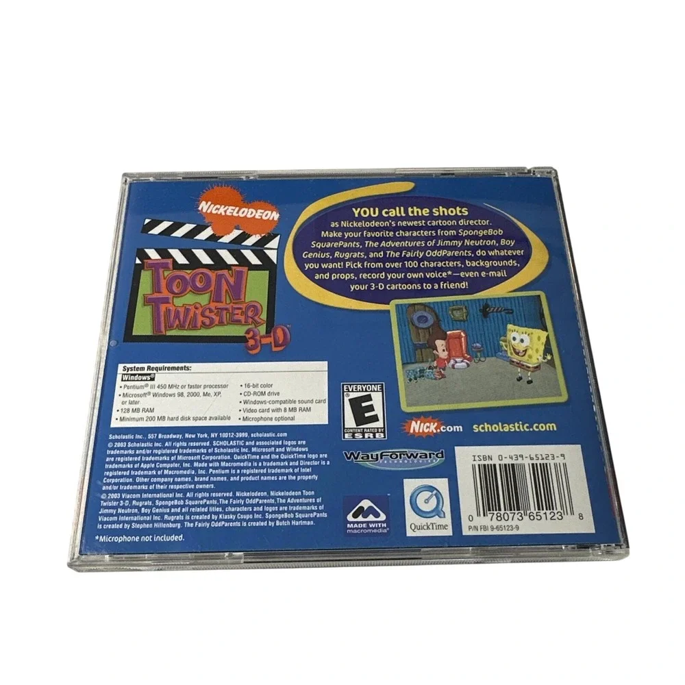 Nickelodeon game disc